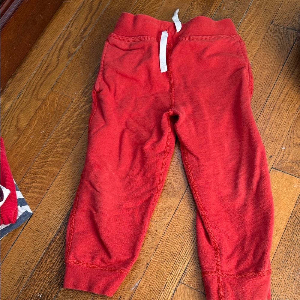 Hanna Anderson Red Jogger Pants